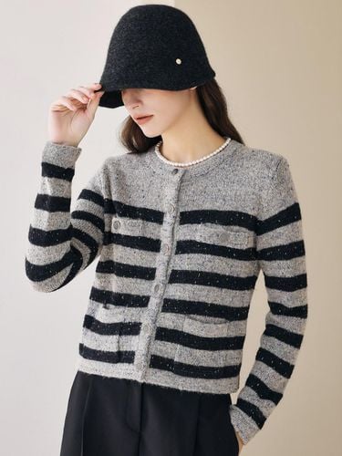 Multicolor Stripe button Knit Cardigan_2color JFFC - JUARR - Modalova