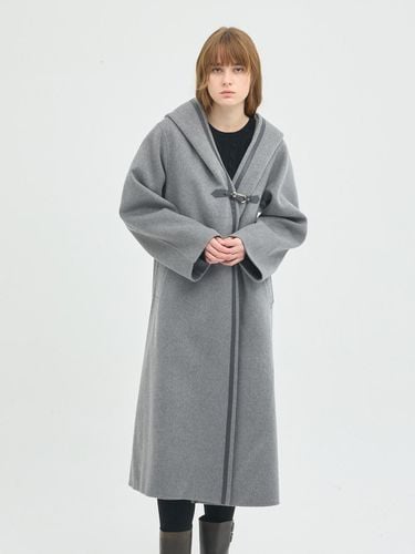 Wool blended hooded long coat EMOBHHH020 - E.B.M (Edition by Michaa) - Modalova