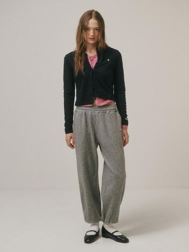 WOOL BANDING PANTS_GRAY & LIGHT BEIGE - AMIDI - Modalova