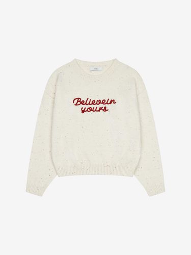 Popcorn lettering knitwear pullover (TJUCY4901) - VIKI - Modalova