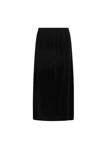 Waist BANDING velvet long skirt (TJSAY2343) - VIKI - Modalova