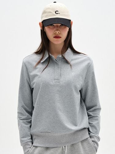 FW ] Soft Polo Shirt (Melange Grey) - CLOVE - Modalova