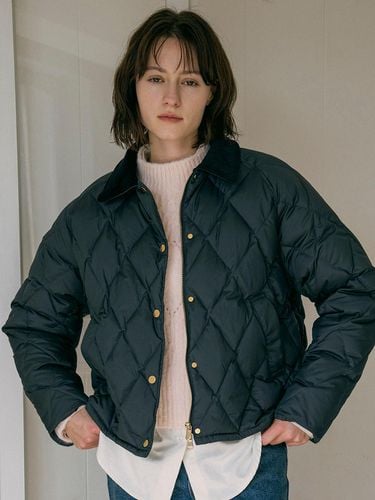 O3742 down Padded Jacket_Navy - vanone atelier - Modalova