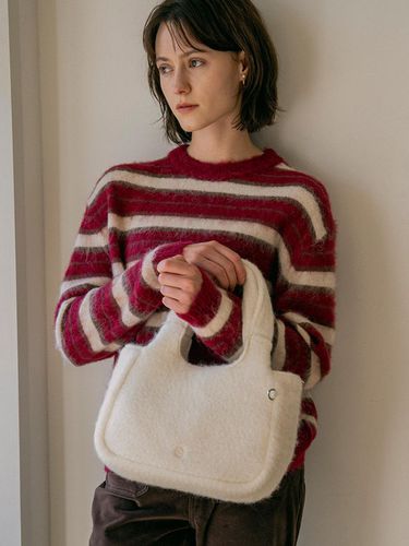 B3011 Montmartre Wool Bag_Ivory - vanone atelier - Modalova