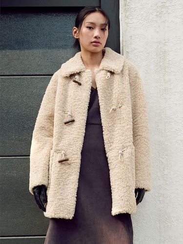 Fur Duffle Coat Beige (KE4Y3VM01A) - kuho plus - Modalova