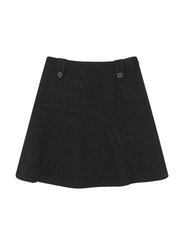 A line incision miniskirt- U1F41WSK020 - REETE - Modalova