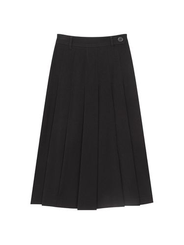 Obi button Napping Long Pleats Skirt- U1F41WSK010 - REETE - Modalova