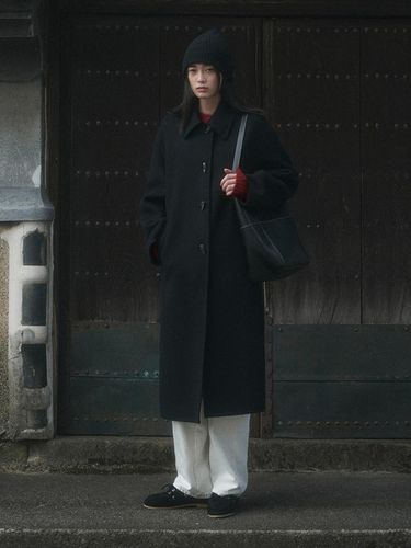 DUFFLE HANDMADE LONG COAT_BLACK - SAGEMENT - Modalova