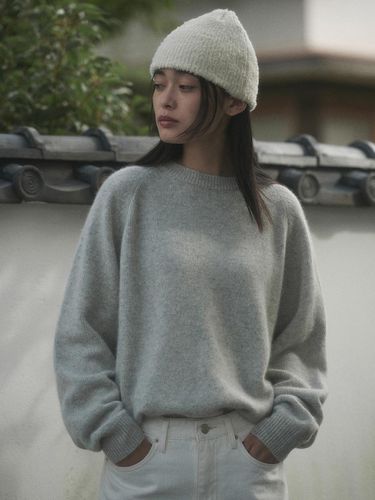 KAFKA RAGLAN KNIT_MELANGE - SAGEMENT - Modalova