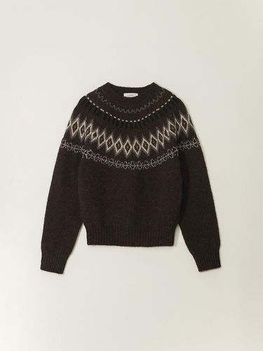 DIA NORDIC RAGLAN KNIT_BROWN - SAGEMENT - Modalova