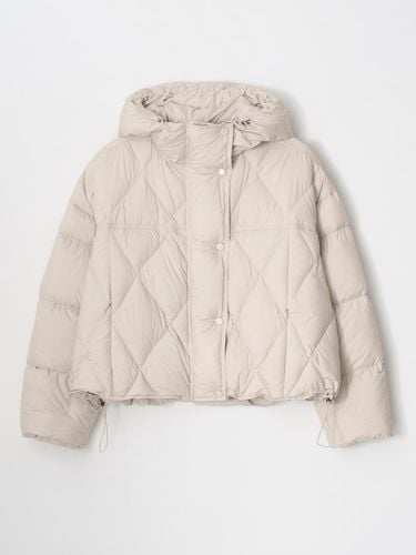 Coat] Hooded down padded jumper_cream - Coett - Modalova