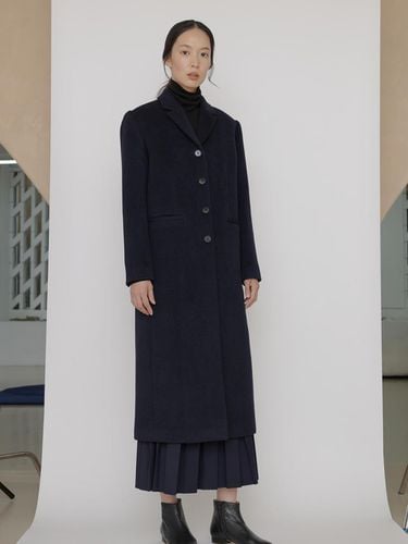 Tokyo navy tailored coat - manuelle et guillaume - Modalova