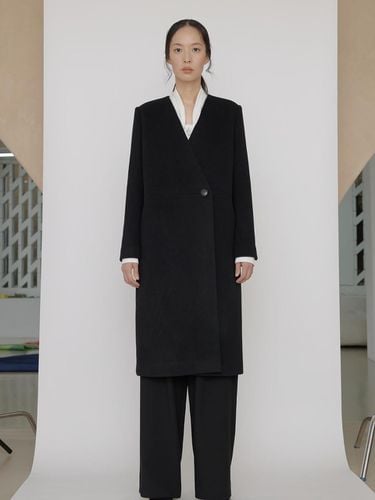 Fine mood wool coat - manuelle et guillaume - Modalova