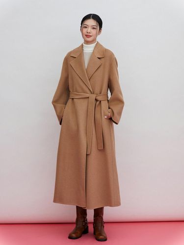 Hand) Belted Oversized Fit Long Coat AQ4WTA73 - LAP - Modalova