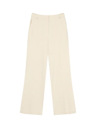 Side view spandex wide slacks- U1F41WSL070 - REETE - Modalova