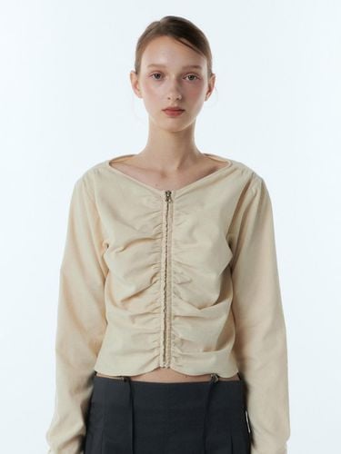 Butterfly zip up (2colors)_Cream - PEEP - Modalova