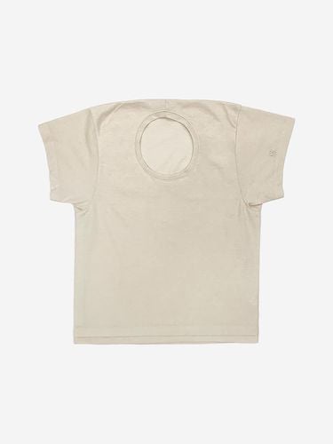 RE - ORDER] Circle Flat T - Shirt (4colors) - Bei - PEEP - Modalova