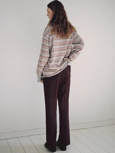 Bel suede pants (wine) - ANDNEEDS - Modalova