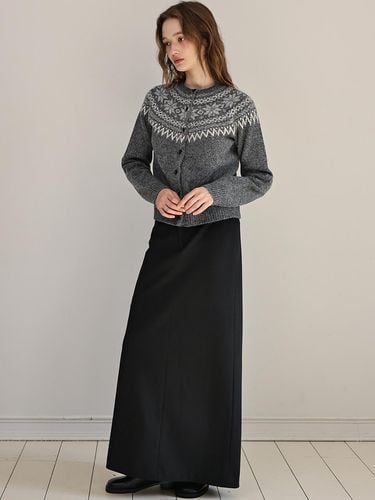 Monica long skirt (black) - ANDNEEDS - Modalova