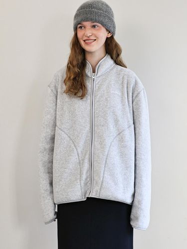 Bene fleece jacket (light gray) - ANDNEEDS - Modalova