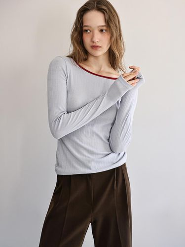 Line long sleeve (light gray) - ANDNEEDS - Modalova