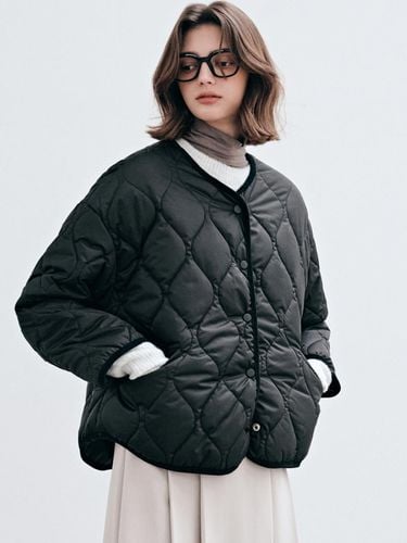 WARM QUILTING JACKET_BLACK - YAN13 - Modalova