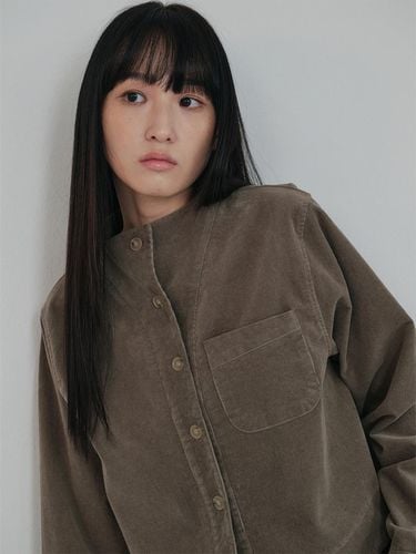 Corduroy Boeing Shirt (3colors)_Khaki - PEEP - Modalova