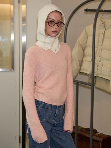 Ribbon Shirring Knit_ Pink - SALON DE YOHN - Modalova