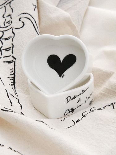 TBA Ceramic Bowl Heart Box One-Heart Black 002 - The Breeze Area - Modalova