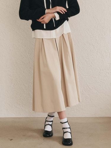 WD_Cotton pleated midi skirt - We’Dee - Modalova