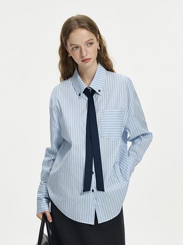 WD_Striped pocket tie set shirt - We’Dee - Modalova