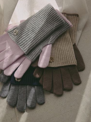 Color block warmer gloves 3color - ODER - Modalova