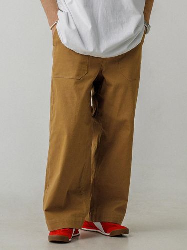 Walker Puttig Cotton Pants Beige - RUGGED HOUSE - Modalova