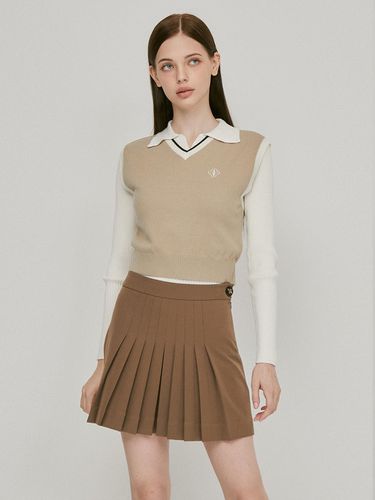 Tape Belt Ring Skirt (Brown)_L3C1 - SK01C - LIKK - Modalova