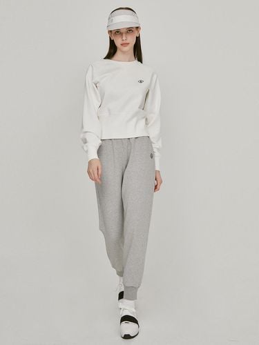 BANDING String Cotton Jogger Pants (Gray)_L3C1 - P - LIKK - Modalova