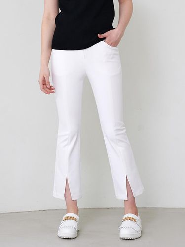 Slit Point Bootcut Pants (beige)_L3A1 - PT01C - LIKK - Modalova