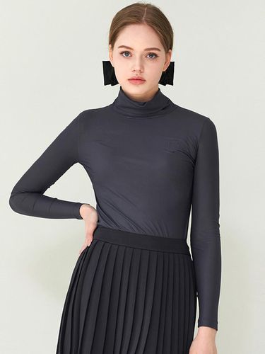 Size] Cool Inner Turtleneck T-shirt (Charcoal) L - LIKK - Modalova