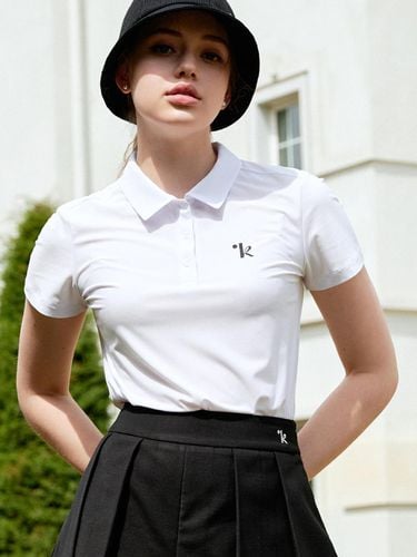 White collar short-sleeved T-shirt _L3B0 TS02C - LIKK - Modalova