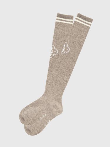 Big Logo Line High Wool Knee Socks (Beige)_L3D1 SC - LIKK - Modalova