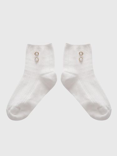 Mini Cable Pearl Socks (beige)_L4A1 - SC03K - LIKK - Modalova