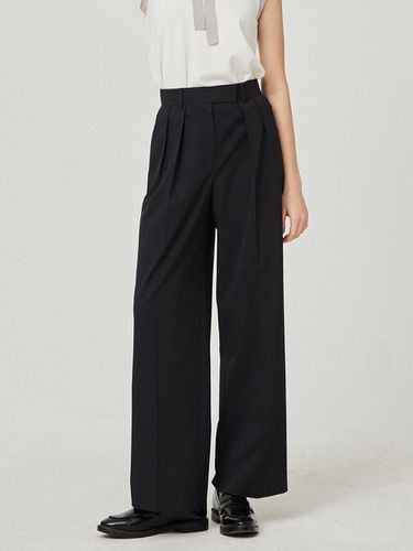 Semi-Wide Fit Long Pants (Black)_L4A1 PT04C - LIKK - Modalova