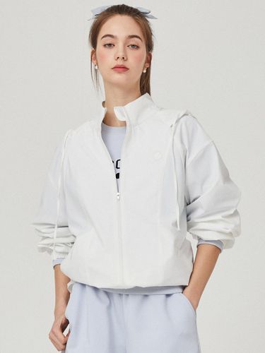 Plus Hood Zip-Up High-Neck Jumper Outwear (IV)_L4A - LIKK - Modalova