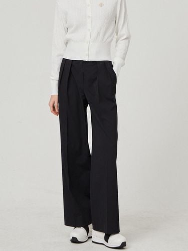 Semi-Wide Long Pants (Navy)_L4A1 - PT04C - LIKK - Modalova