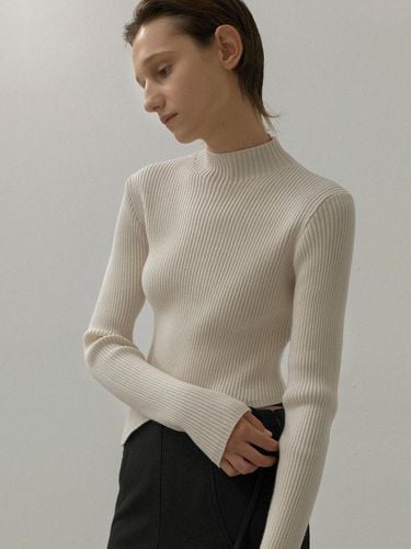 KALI WOOL UNBALANCE SLIM KNIT (T - 6958) - Atelier Nain - Modalova