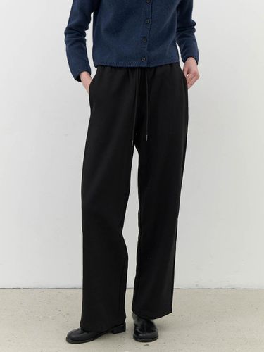 Cotton sweatpants (fleece-lined)-black - AYU - Modalova