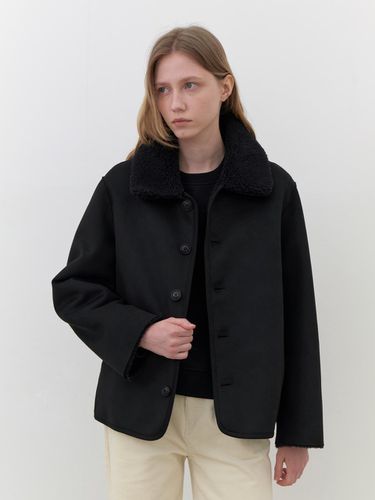 Wool shearing reversible mustang - black - AYU - Modalova