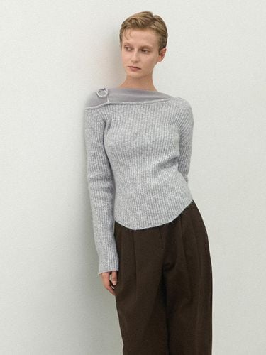 REESE WOOL ONE OFF SHOULDER KNIT (T - 6960) - Atelier Nain - Modalova