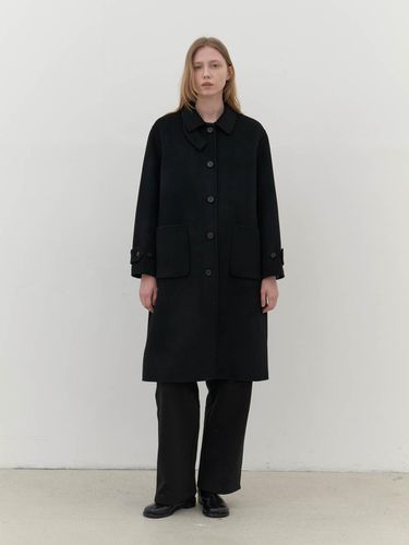 Handmade wool coat - black - AYU - Modalova