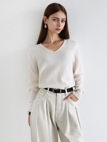 Ant V-neck wool knitwear - MOONT - Modalova