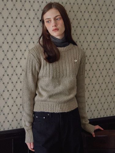 JIAN KNIT TOP_2COLORS_BROWN - HAINT - Modalova